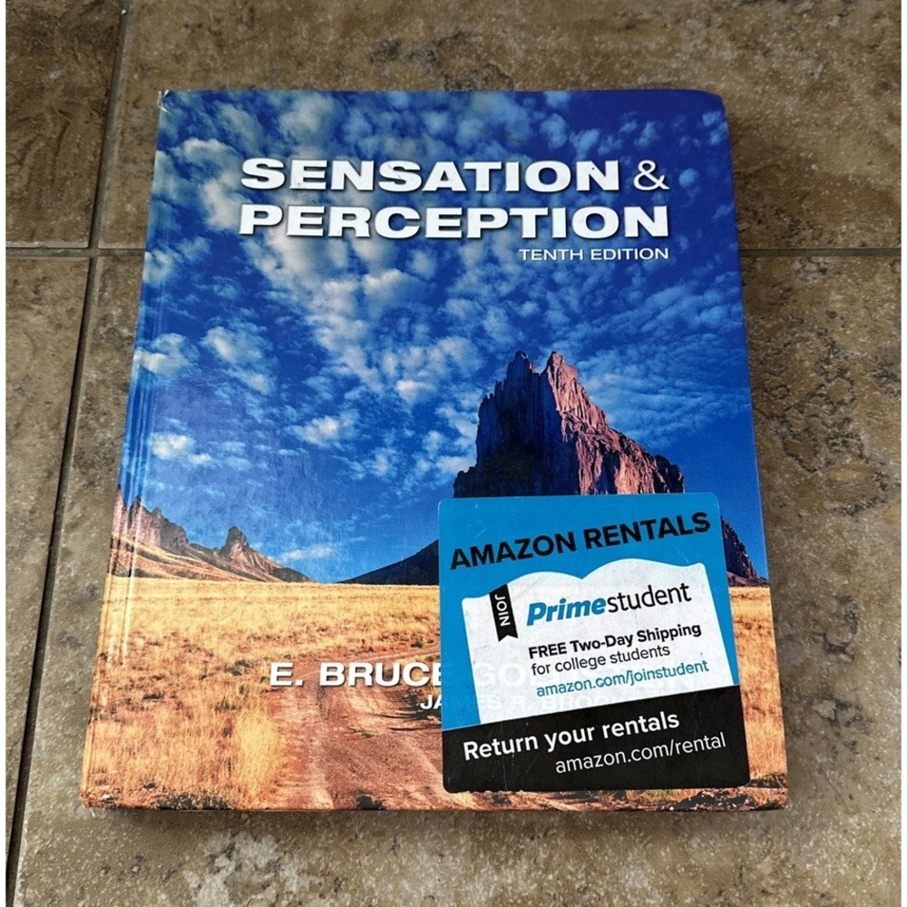 Sensation and Perception 10th Edition by E. Bruce Goldstein (English) Hardcover